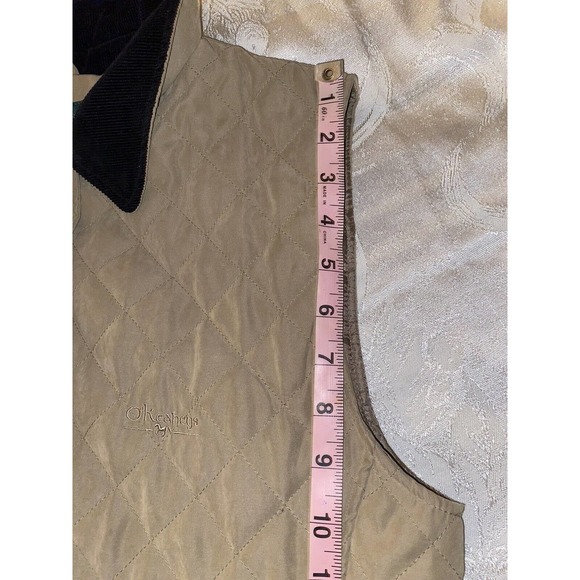 O'KEAHEYS EQUESTRIAN QUILT LIGHT BROWN SUEDE VEST WOMEN'S MEDIUM - Picture 13 of 13